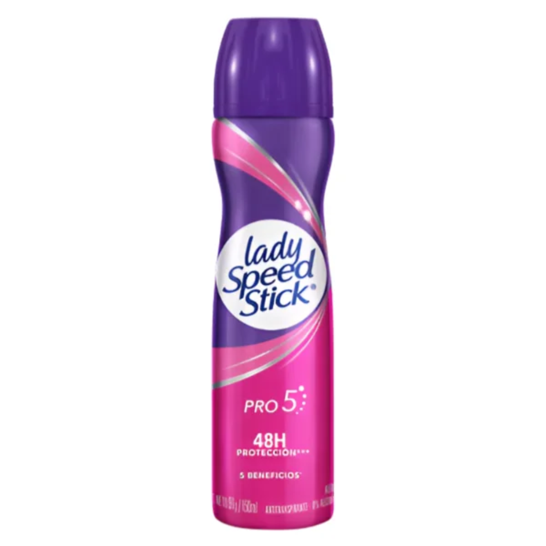 DESODORANTE LADY SPEED STICK PRO5 AEROSOL 150ML
